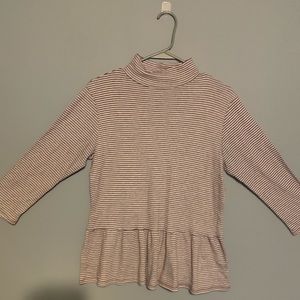 Red and white stripe shirt